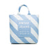Shopping bag azzurra e bianca con tracolla Swish Jeans Luisa, Borse e accessori Donna, SKU b515000282, Immagine 0